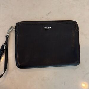 Coach Black Wristlet